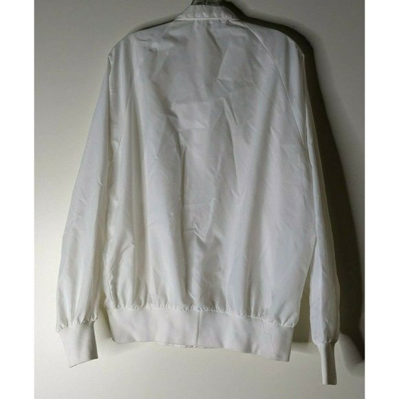 Vintage 1986 STROH Beer Statue centennial Liberty white nylon jacket L Hipster - Picture 10 of 10